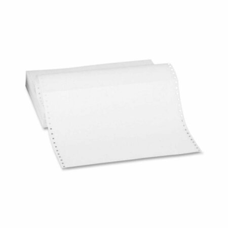 ADORABLE SUPPLY 9 1/2 x 11 In. 1-Part White 15# Bond Computer Forms with Perforations B47